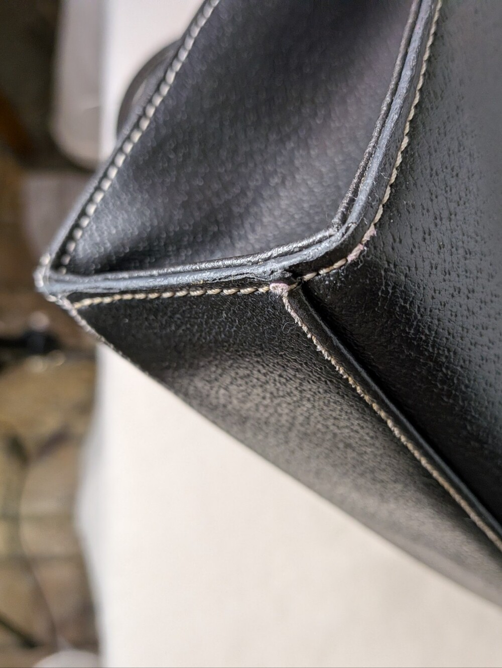 Vintage Kate Spade Black Leather Mini Sam Tote Bag - Picture 6 of 6